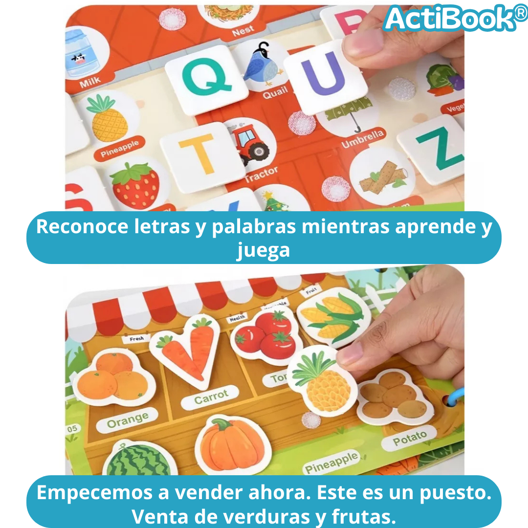 ActiBook® 2X1 (Libro Montessori para niños)