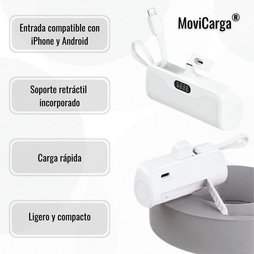 MoviCarga® (Cargador portátil para celular)