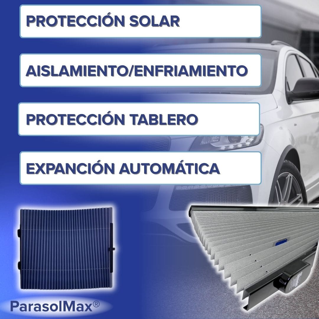 ParasolMax® (Cubre Sol Retráctil Para Parabrisas)