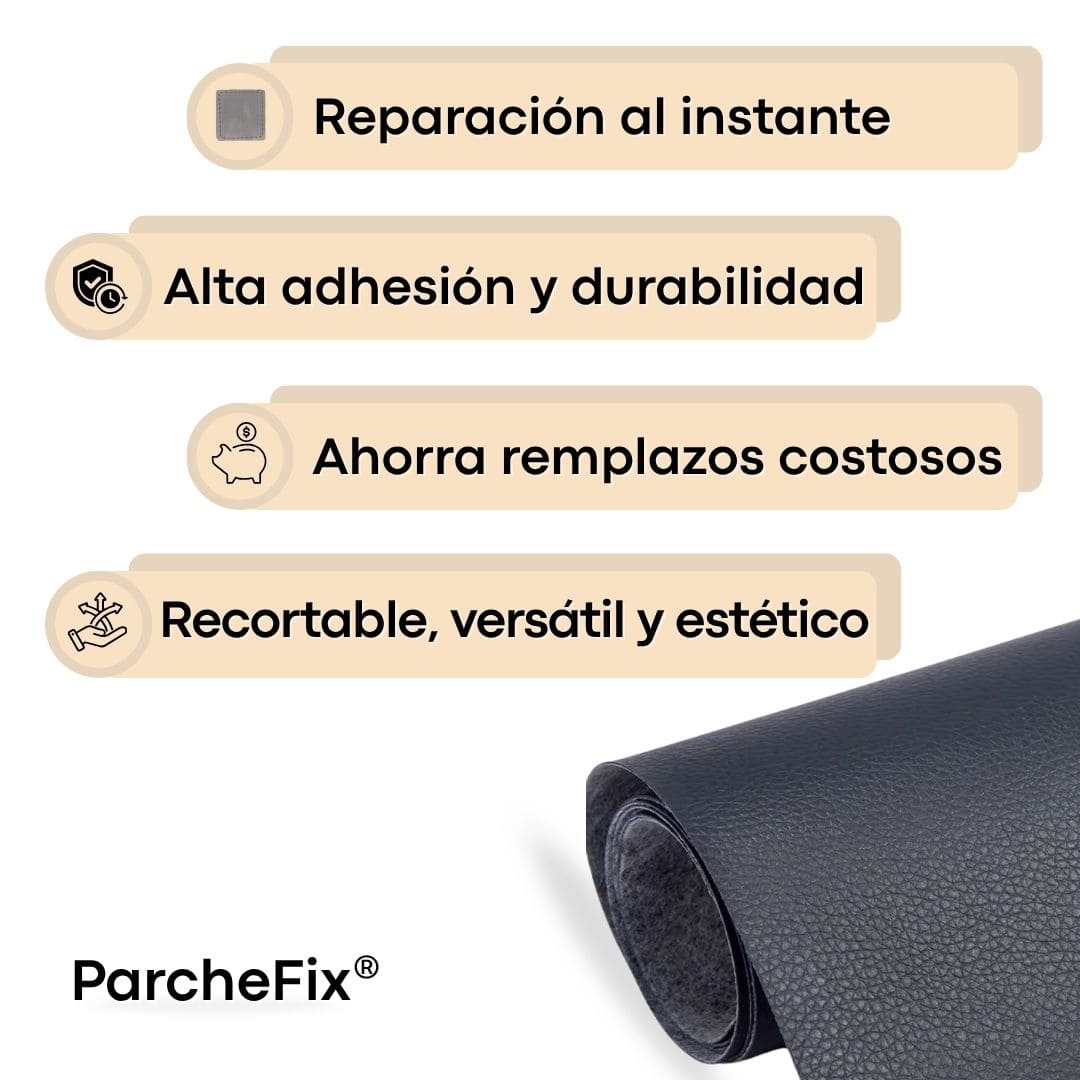 ParcheFix® (Parche de Reparación de Cuero Adherible)