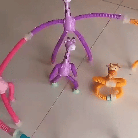 FlexyPlay® 4Pzs (Juguete telescópico de jirafa con ventosa)