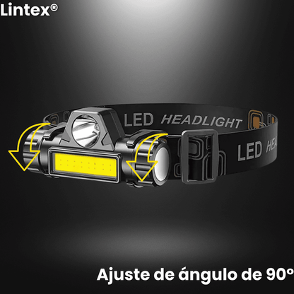 Lintex® 2x1 (Linterna frontal recargable)