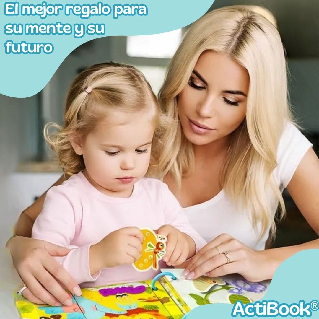 ActiBook® 2X1  (Libro Montessori para niños)