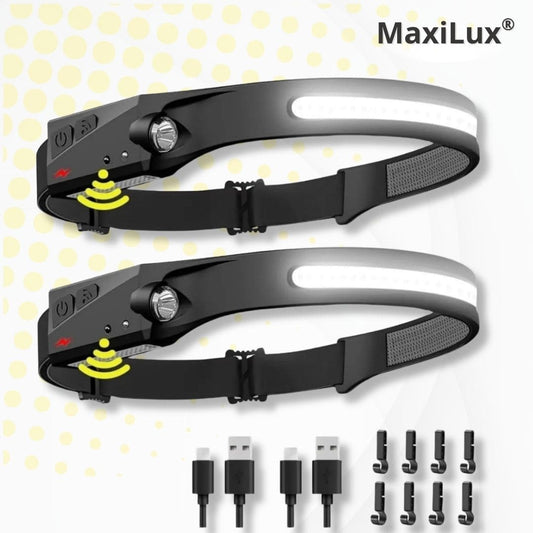 MaxiLux® 2X1 (Lampara De Cabeza Recargable)