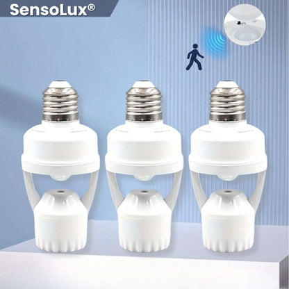 SensoLux® 3Pzs (Socket Con Sensor De Movimiento 360°)
