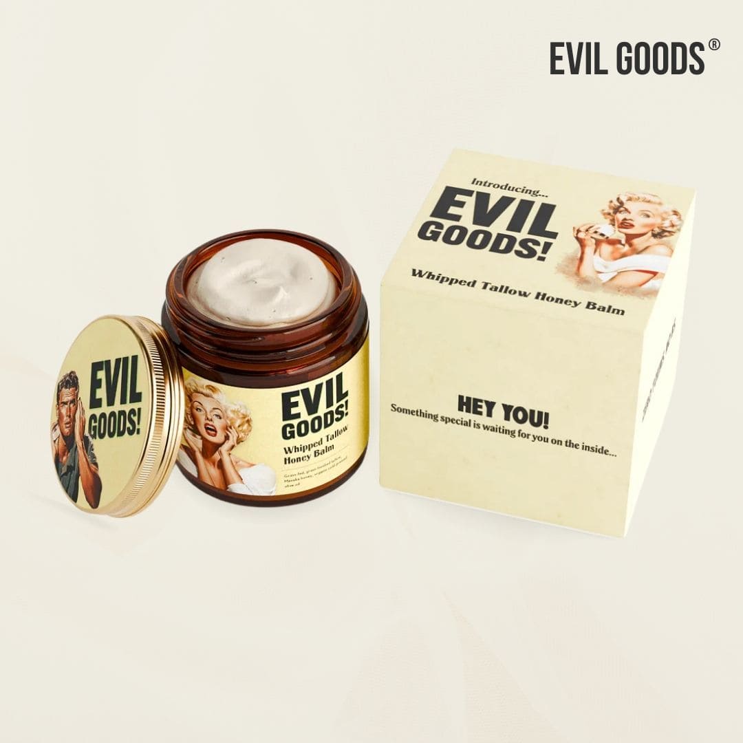 EVIL GOODS® (Bálsamo  facial de sebo de res y miel)