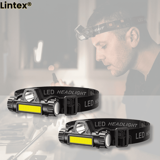 Lintex® 2x1 (Linterna frontal recargable)