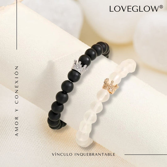 Dúo de LoveGlow® (Brazaletes magnéticos de Corazón luminoso)
