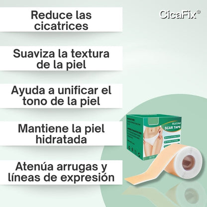 CicaFix® 2 X 1 (Parche Silicon Quita Cicatrices)