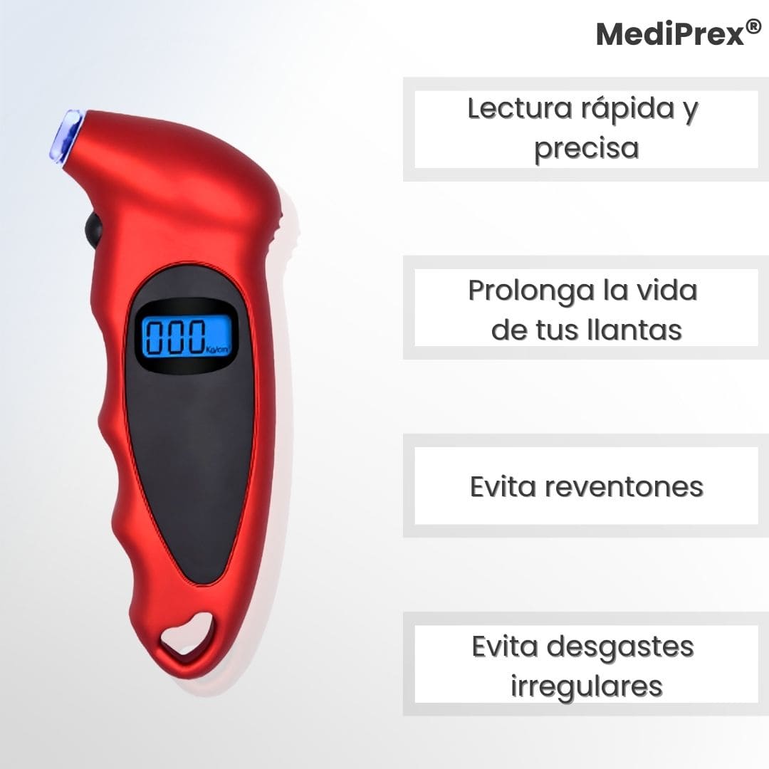 MediPrex® (Medidor de presión de llantas digital)