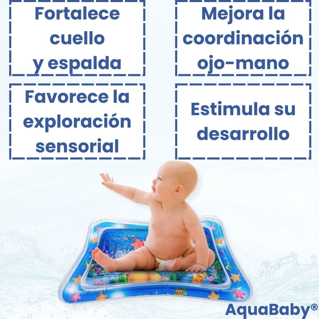 AquaBaby® 2X1 (Tapete de agua para bebés)
