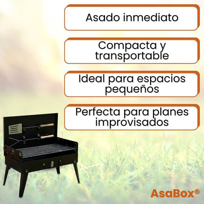 AsaBox® (Parrilla Asador Plegable)