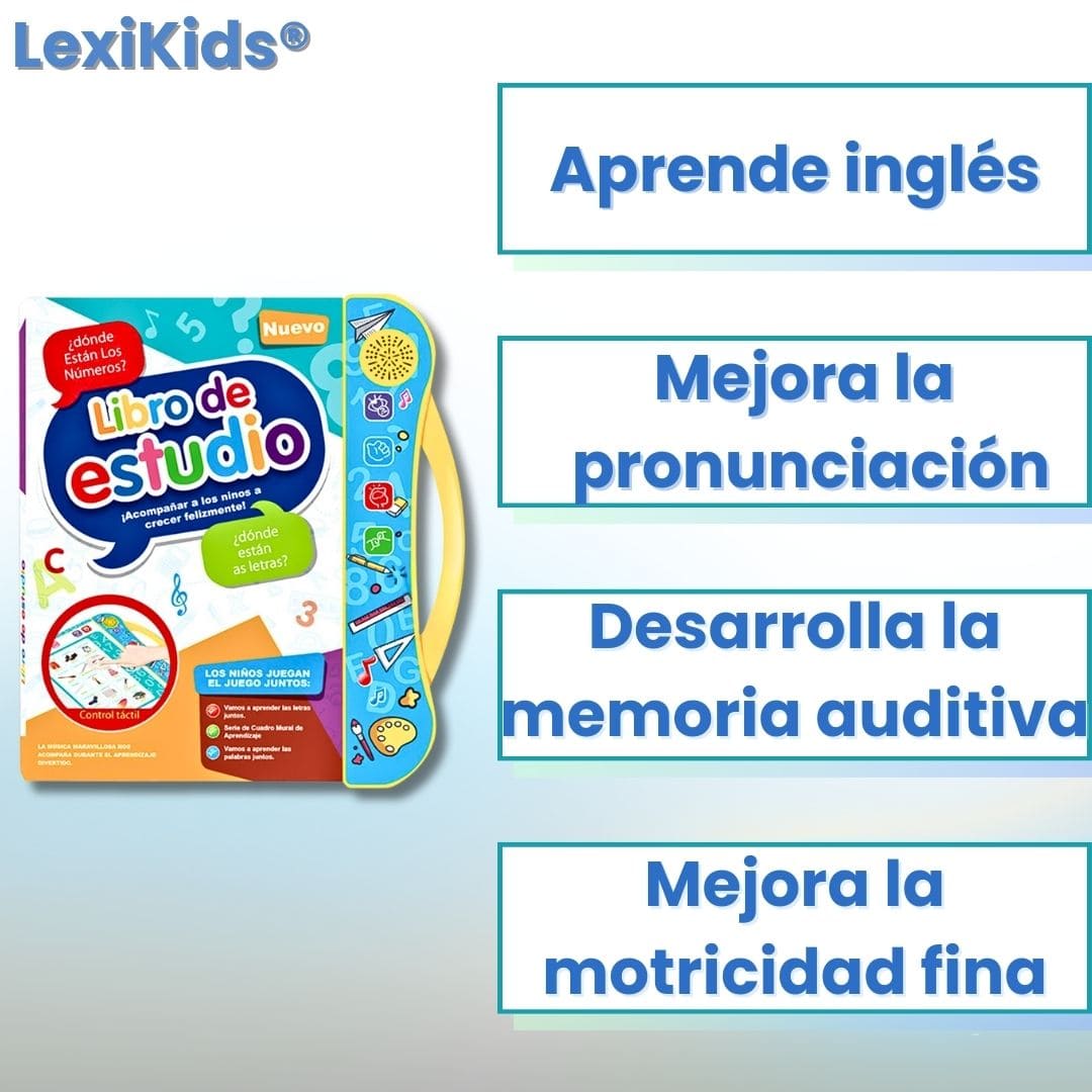 LexiKids® (Libro de aprendizaje y pronunciación Español/Inglés)