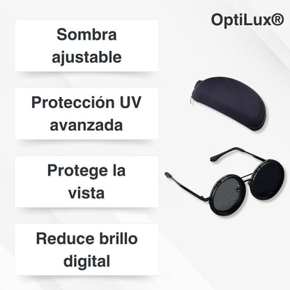 OptiLux® (Gafas De Sol Polarizadas Con Sombra Ajustable)