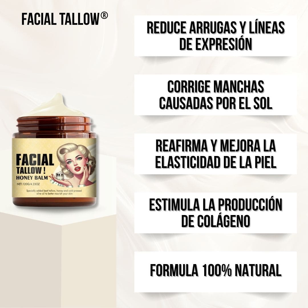 FACIAL TALLOW® (Crema facial para rejuvenecer)