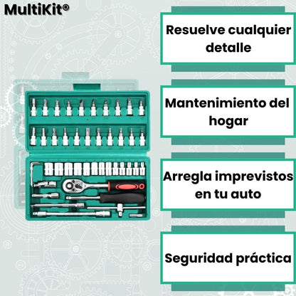 MultiKit® 46Pzs (Kit de herramientas)