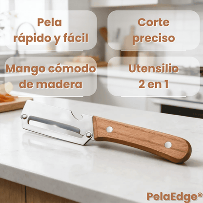 PelaEdge® 2 X 1 (Pelador de verduras con destapador)
