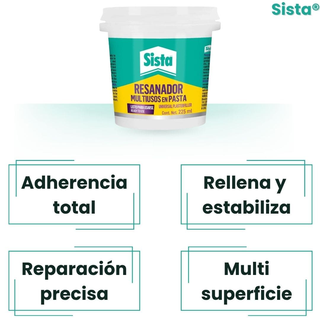 Sista® 2 X 1 (Resanador multiusos en pasta)
