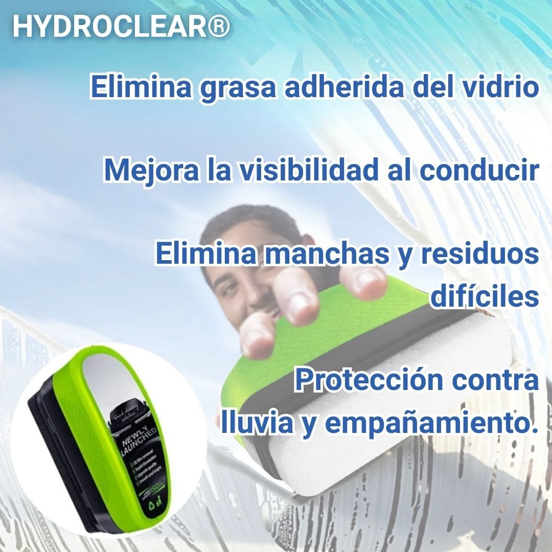 HYDROCLEAR® 2 X 1 (Limpiador Quita Grasa para Parabrisas)