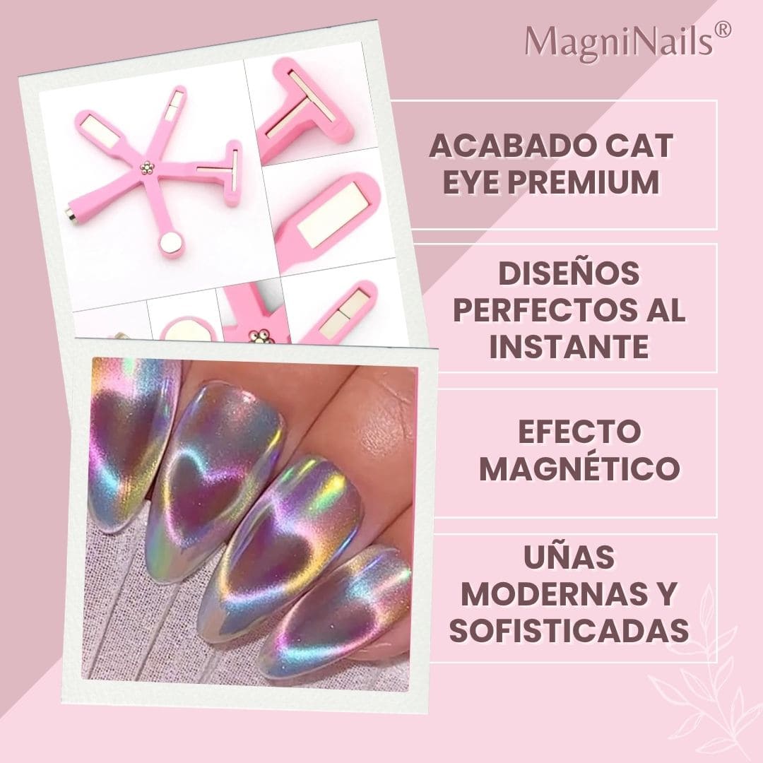 MagniNails® 2 X 1 (Iman 6 En 1 Decoración De Uñas Gel)