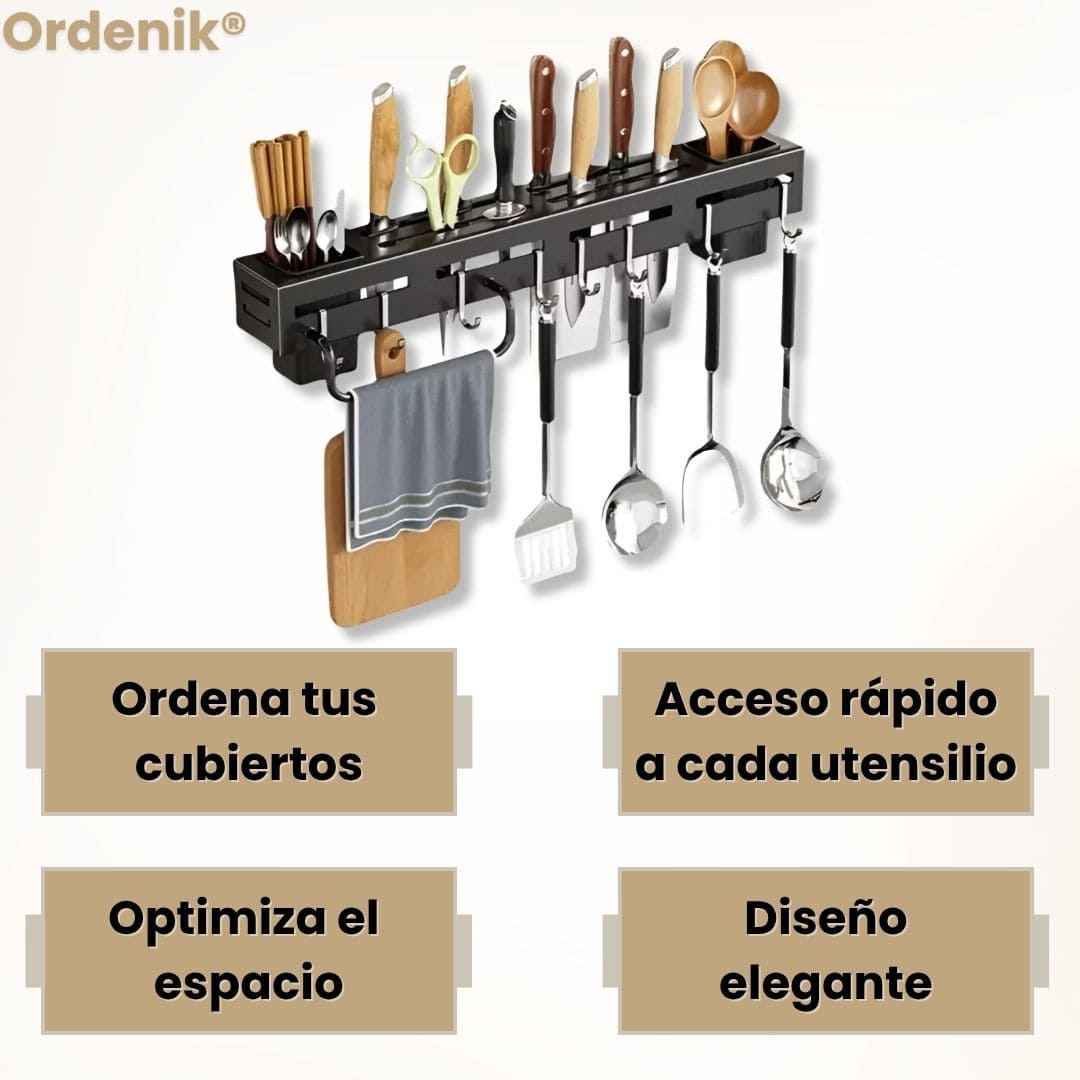 Ordenik® (Soporte de cubiertos de pared)