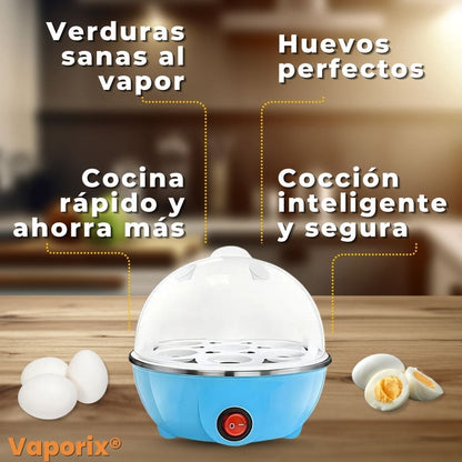 Vaporix® (Vaporera De Verduras Y Hervidor De Huevo eléctrico)