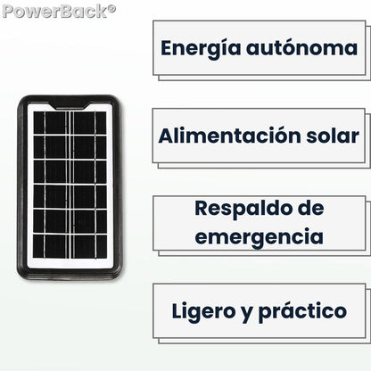 PowerBack® (Panel solar cargador portátil)