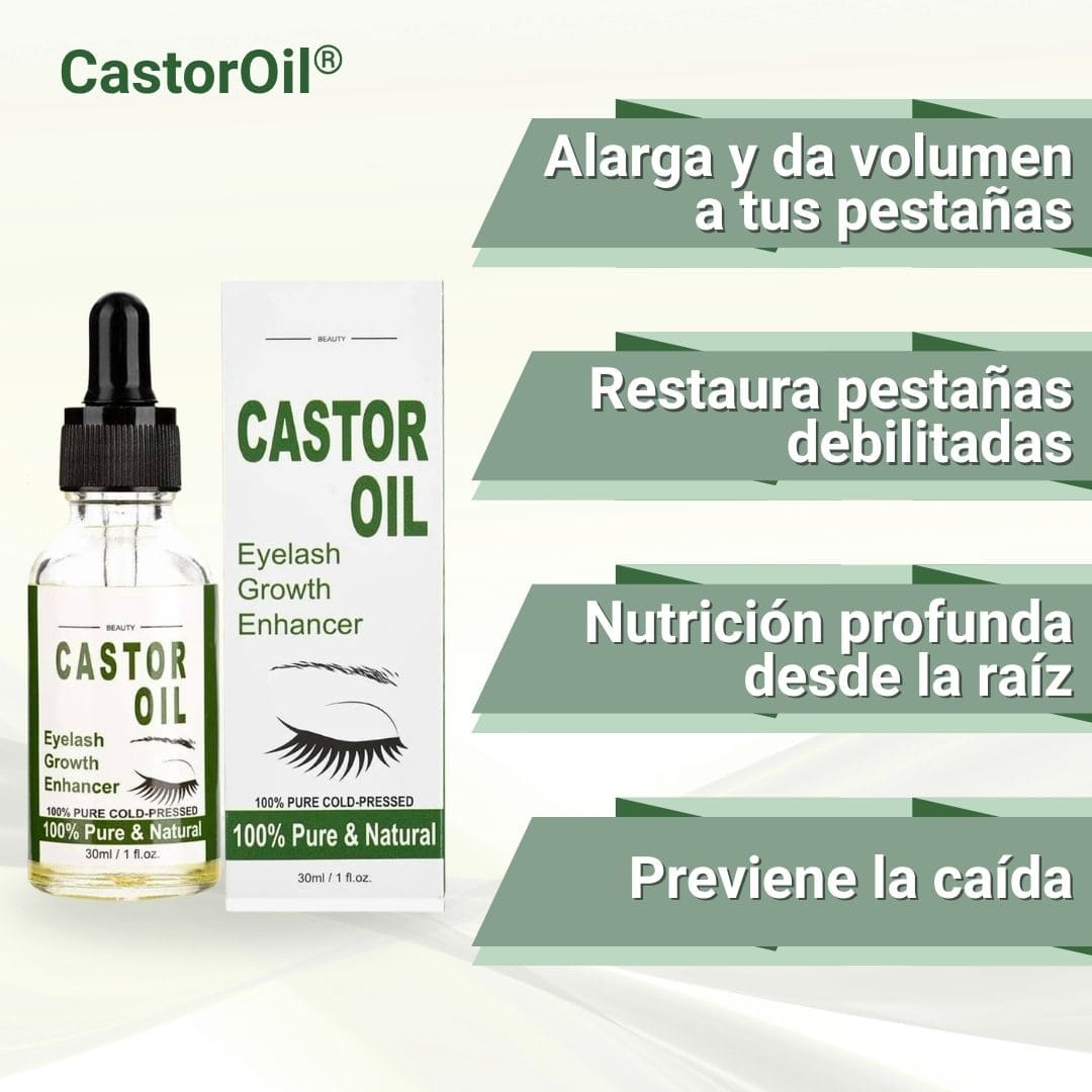 CastorOil® (Serum Realzador Crecimiento Pestañas)