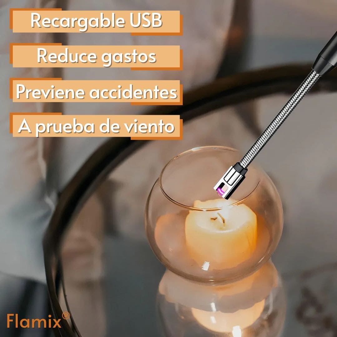 Flamix® 2X1 (Encendedor eléctrico recargable)