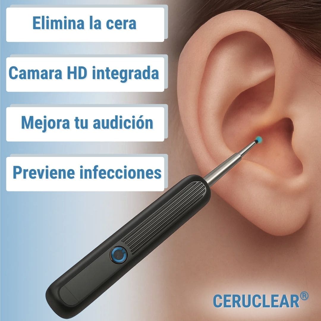 CeruClear® (Limpiador de Oídos Con Cámara Endoscopio)