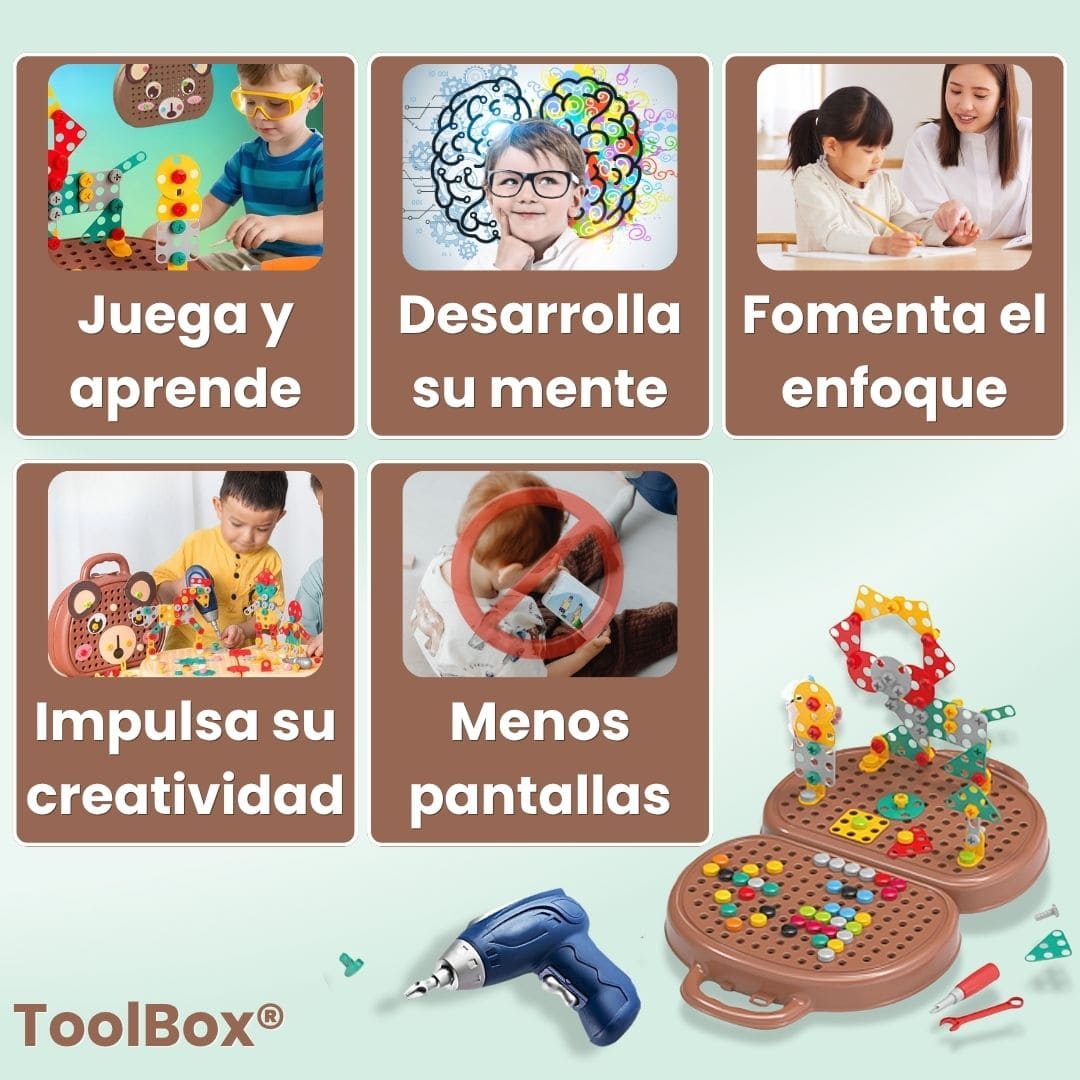 ToolBox® (Caja De Juguetes Bloques De Construcción)