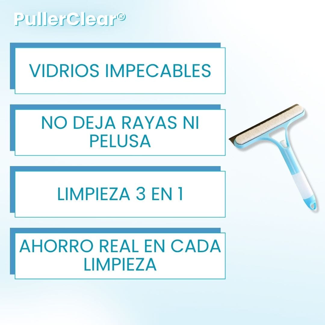 PullerClear® (Limpiador de ventanas de vidrio)