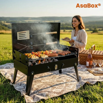 AsaBox® (Parrilla Asador Plegable)