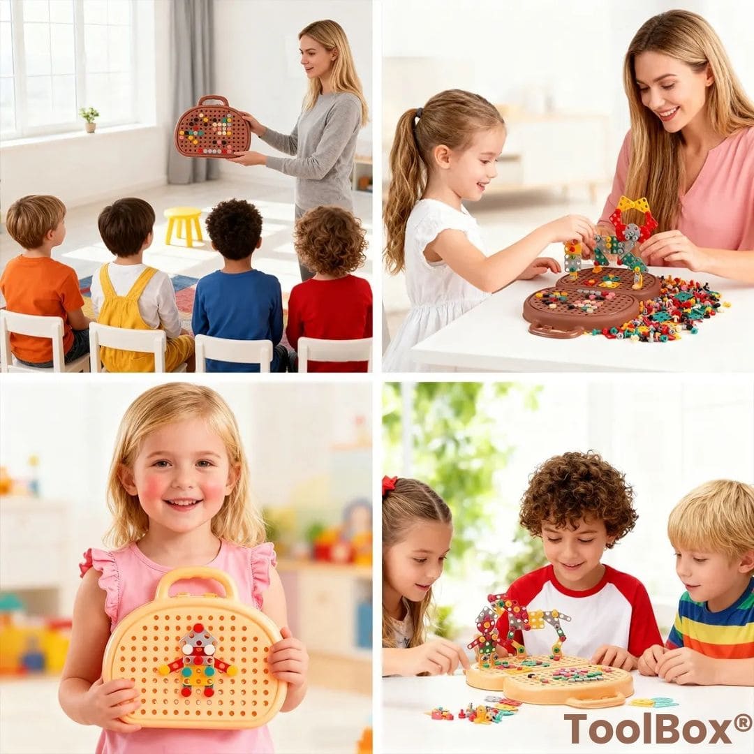 ToolBox® (Caja De Juguetes Bloques De Construcción)