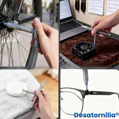 Destornilla® (Kit Destornillador Magnético 24 En 1 Con Trinquete)