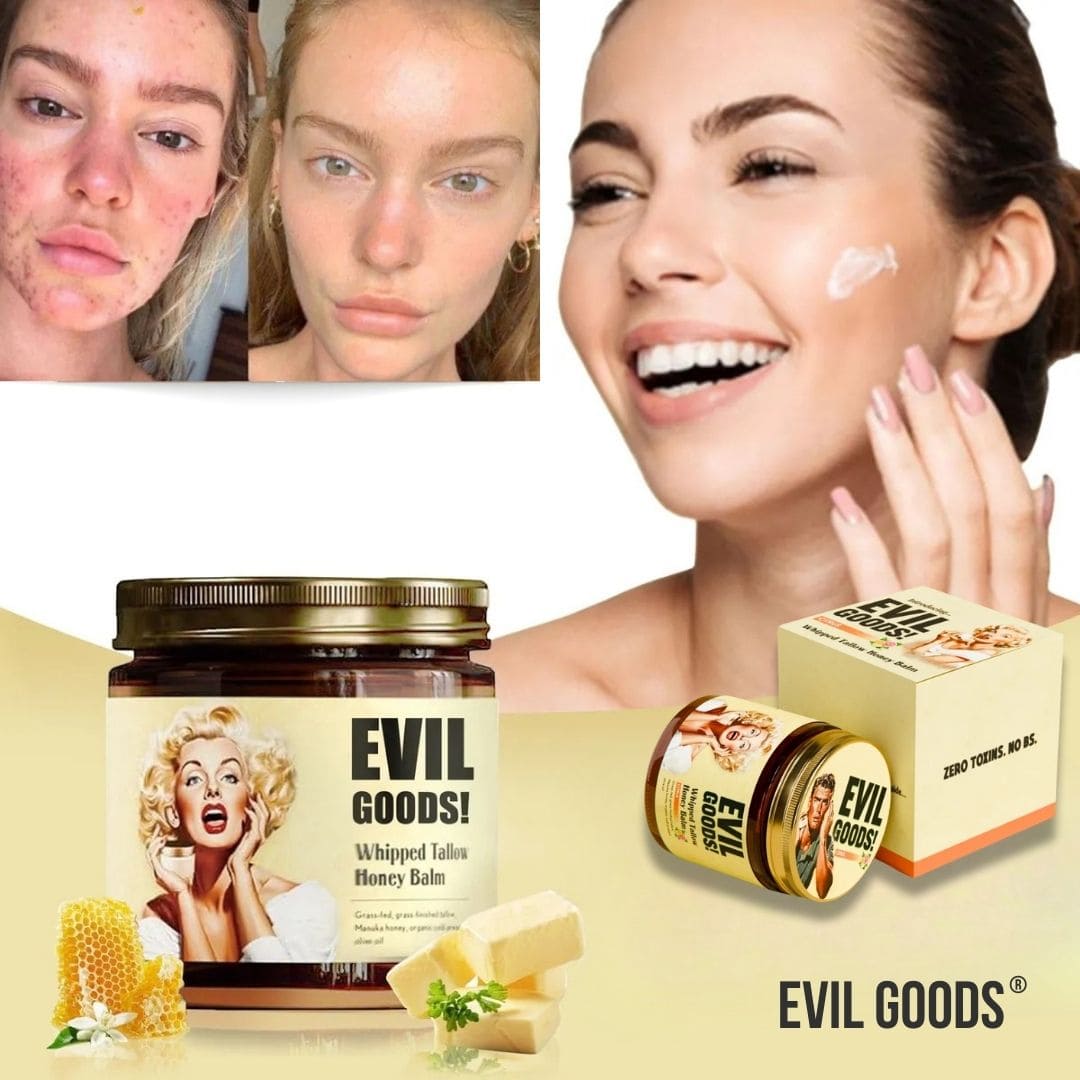 EVIL GOODS® (Bálsamo  facial de sebo de res y miel)