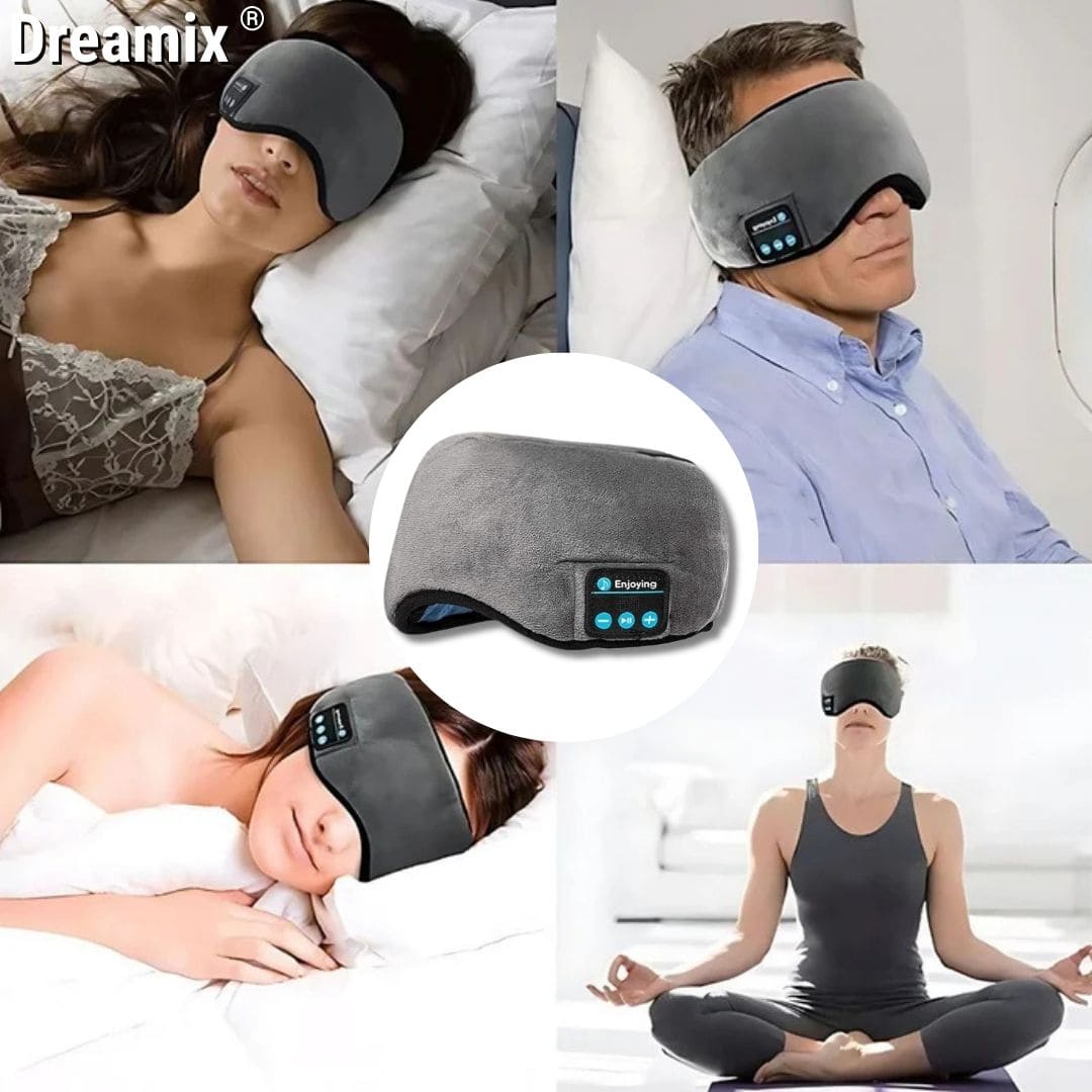 Dreamix® (Antifaz para dormir, con audífonos bluetooth)
