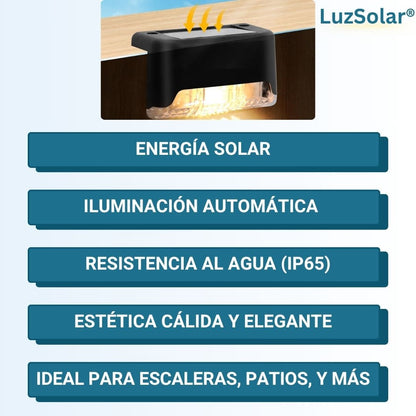 LuzSolar® (Kit de 6pzs lámparas solares para exteriores)