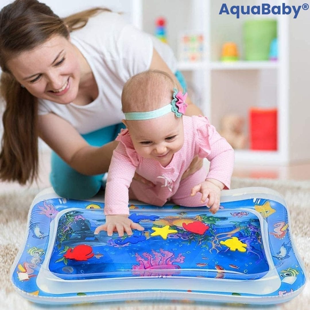 AquaBaby® 2X1 (Tapete de agua para bebés)
