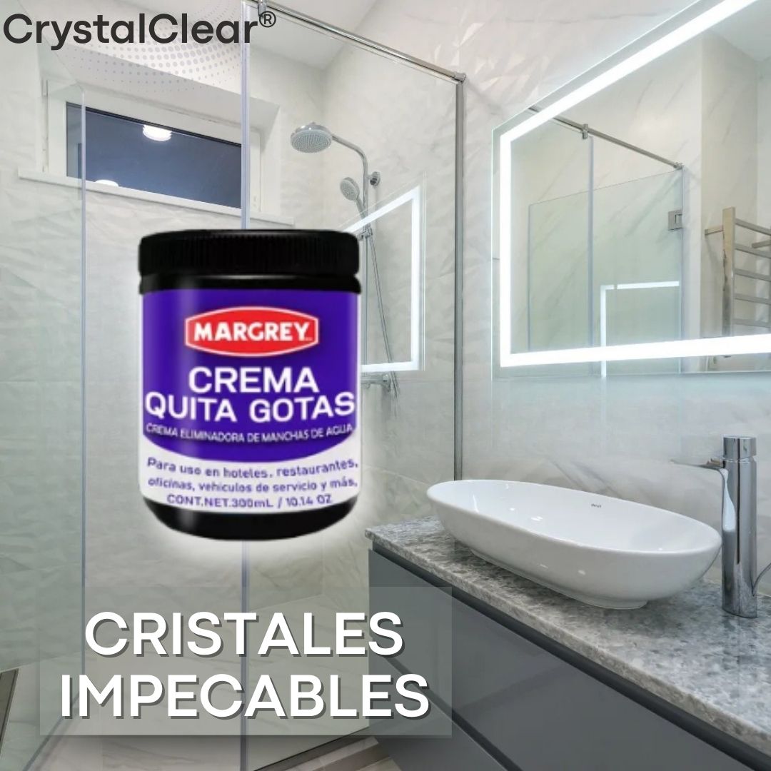 2 pz CrystalClear® (Crema quita gotas)