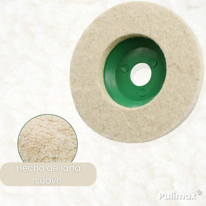 Pulimax® 8PZS (Discos de fieltro de lana)