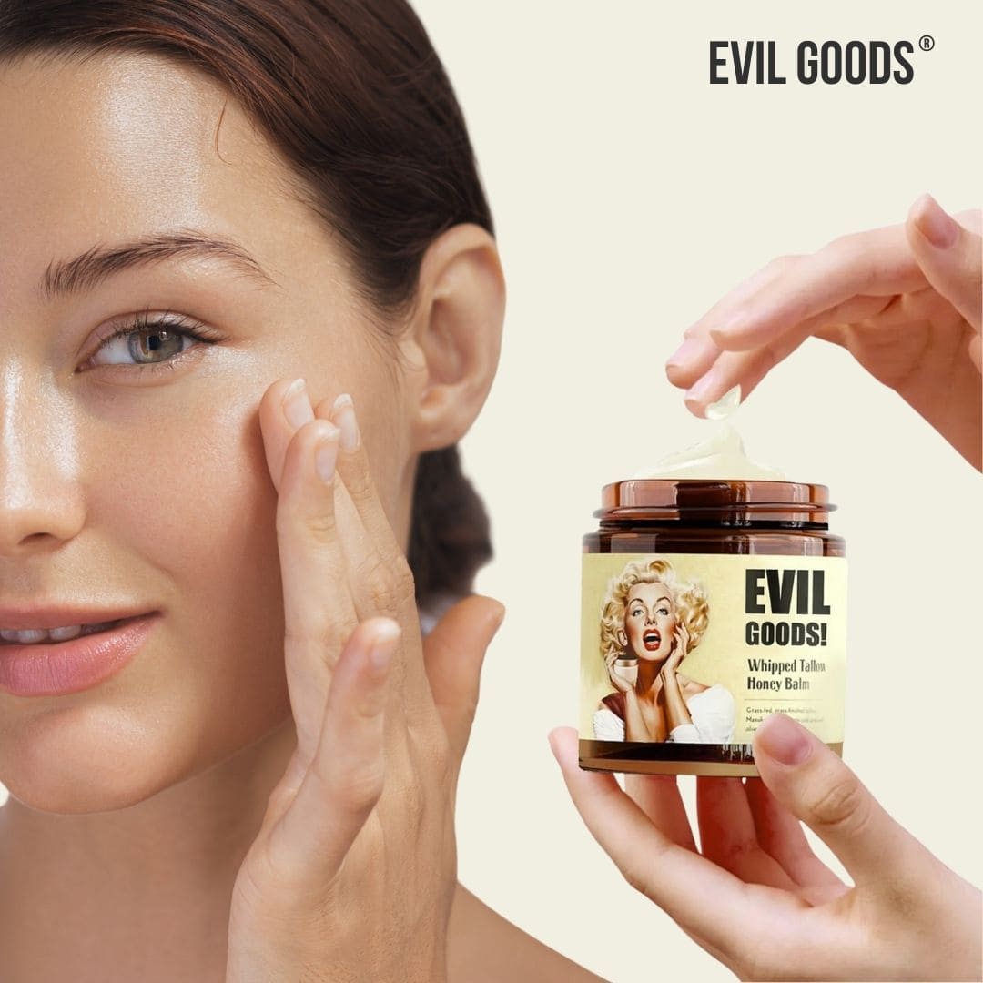 EVIL GOODS® (Bálsamo  facial de sebo de res y miel)