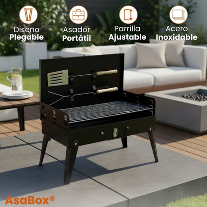 AsaBox® (Parrilla Asador Plegable)