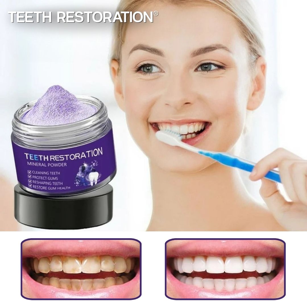 TEETHRESTORATION® (Polvo mineral para restauración dental)