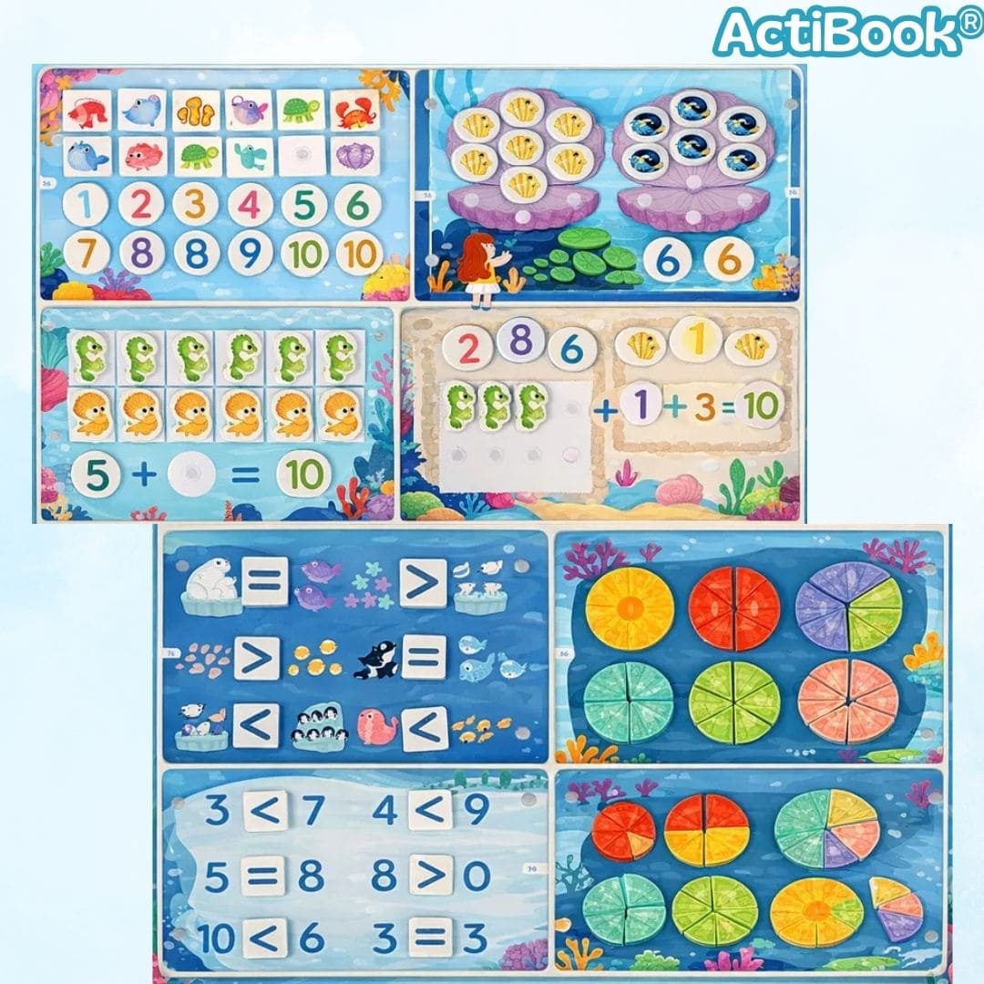 ActiBook® 2X1  (Libro Montessori para niños)