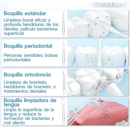 CleanDent® (Irrigador Bucal Limpiador de Dientes)