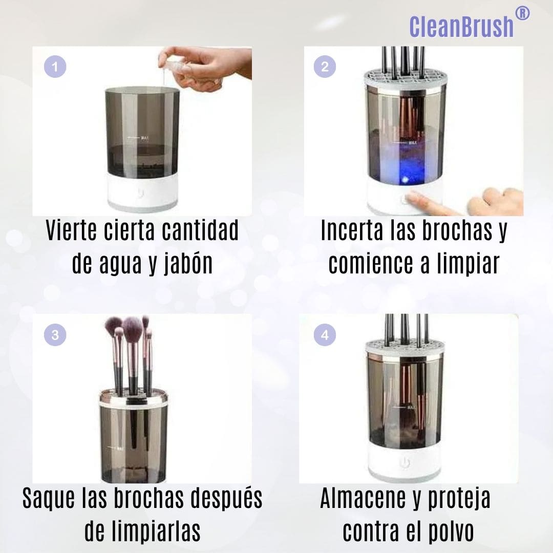 CleanBrush® (Limpiador eléctrico de brochas)