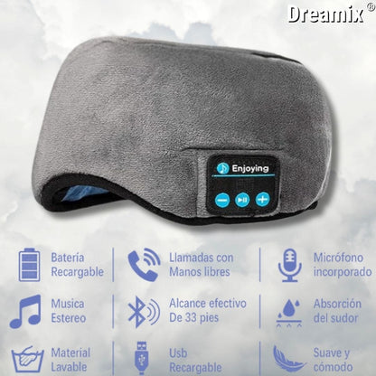 Dreamix® (Antifaz para dormir, con audífonos bluetooth)