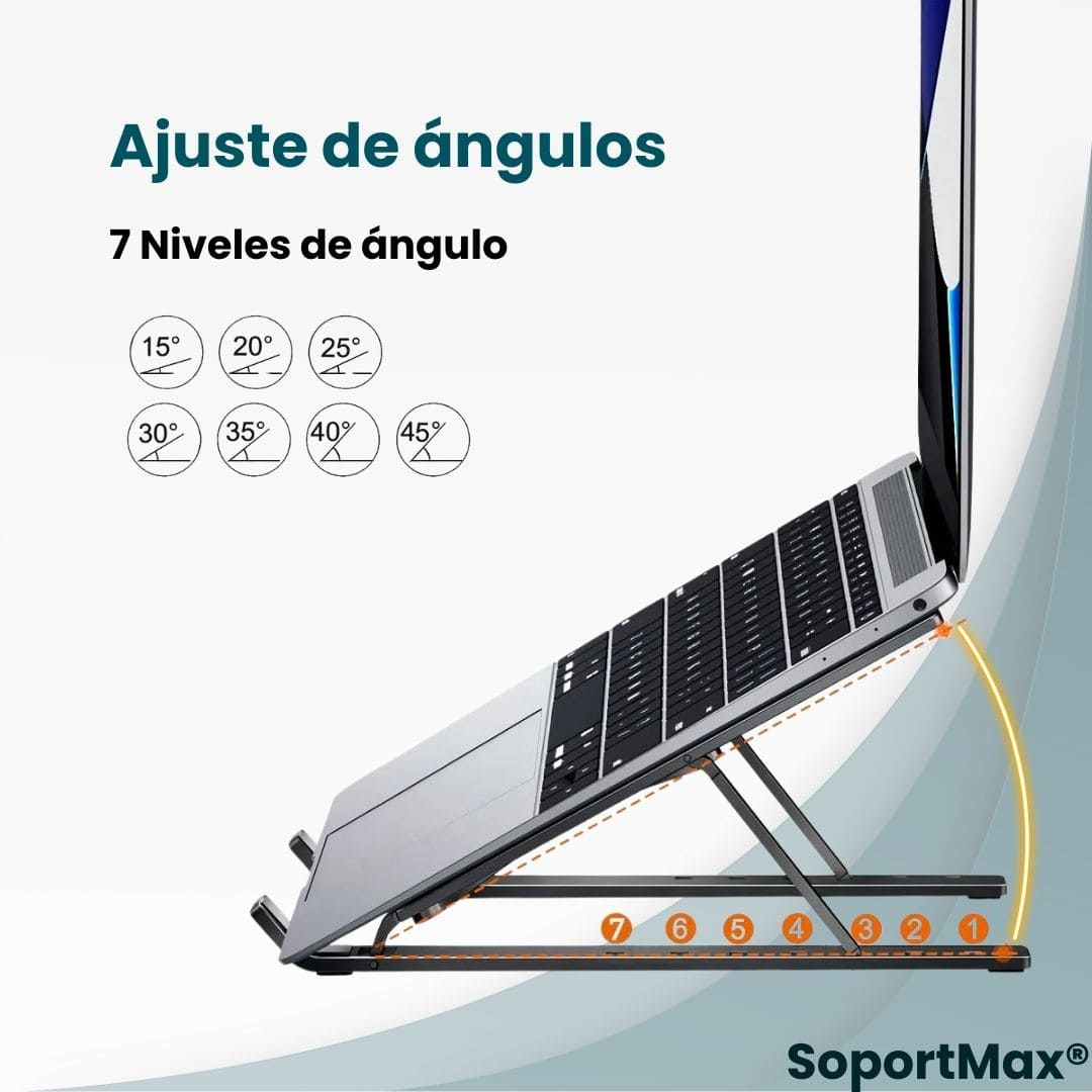 SoportMax® (Soporte ajustable para laptop)