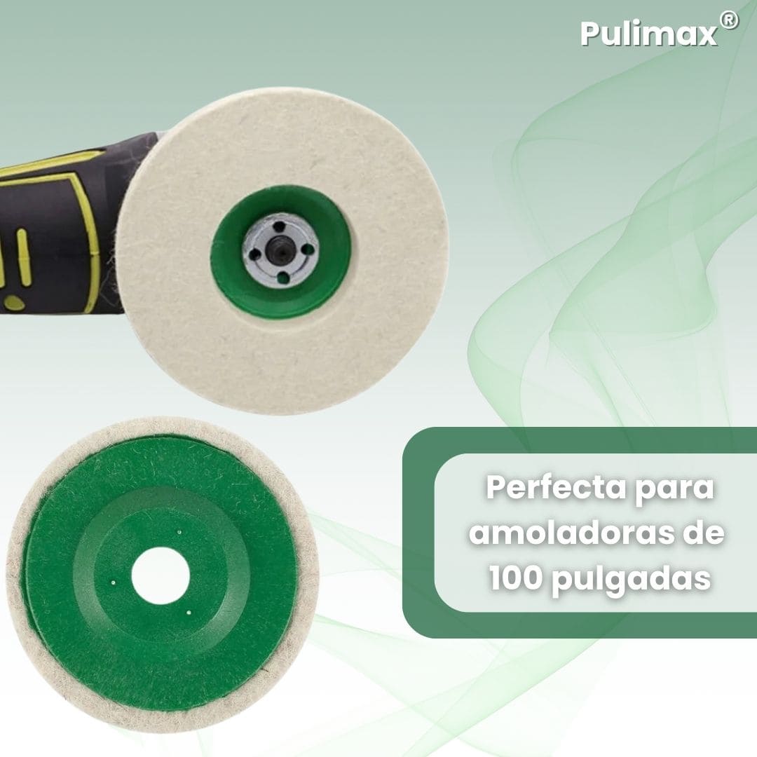 Pulimax® 8PZS (Discos de fieltro de lana)